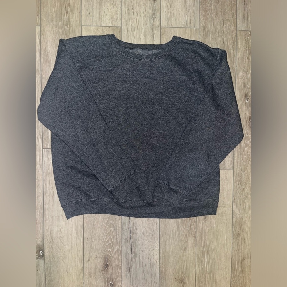 Classic Women's Dark Gray Crewneck Sweater